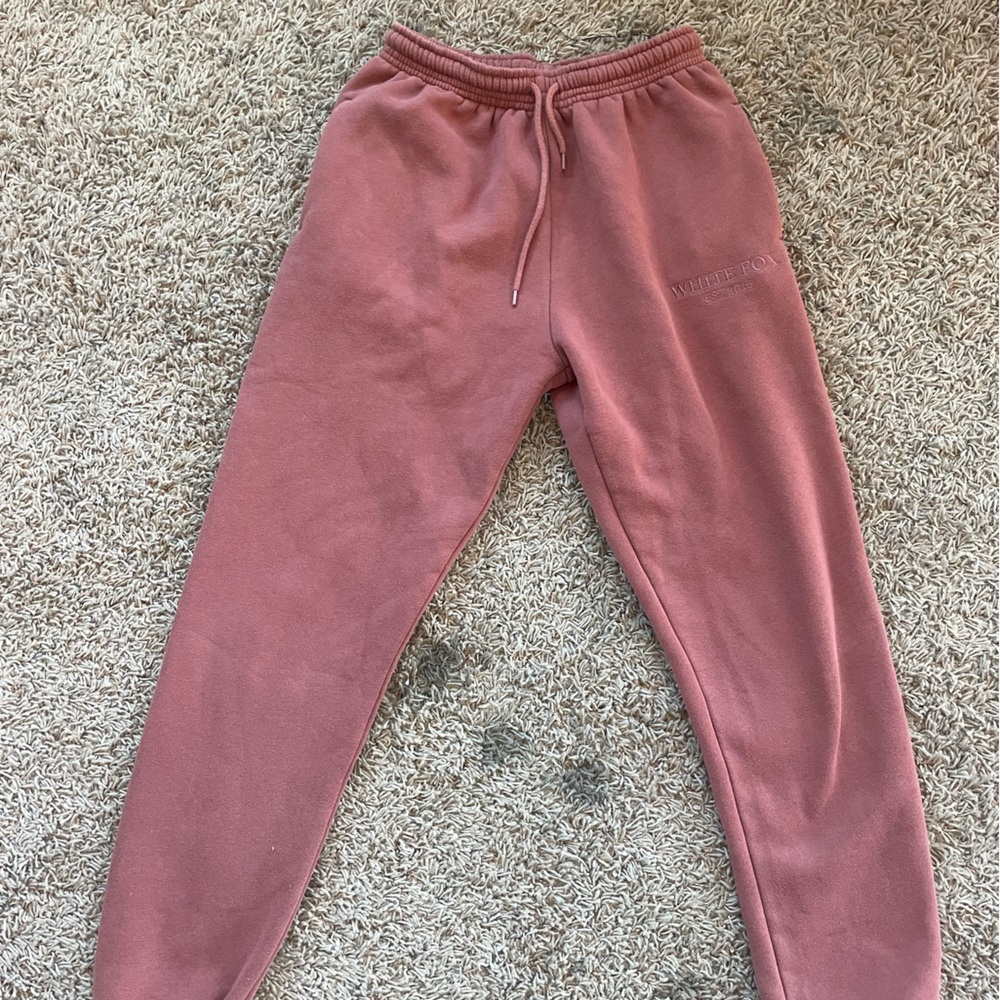 White Fox Sweatpants - Size XS